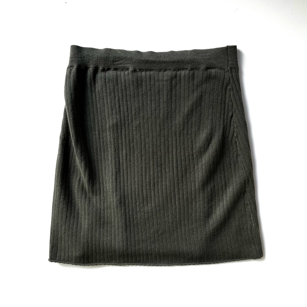 Free People Mod Wrap Cotton Knit Mini Skirt M - Picture 6 of 8